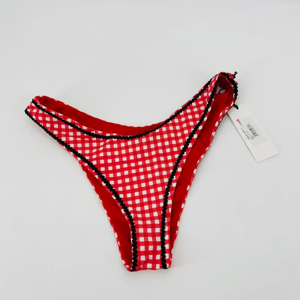 Frankies Bikinis dove bottom cherry picnic